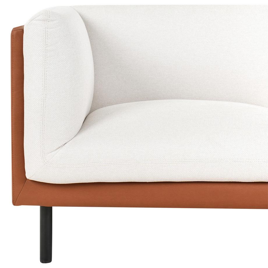 Beliani 3 Sitzer Sofa aus Kunstleder Modern VORGOD  