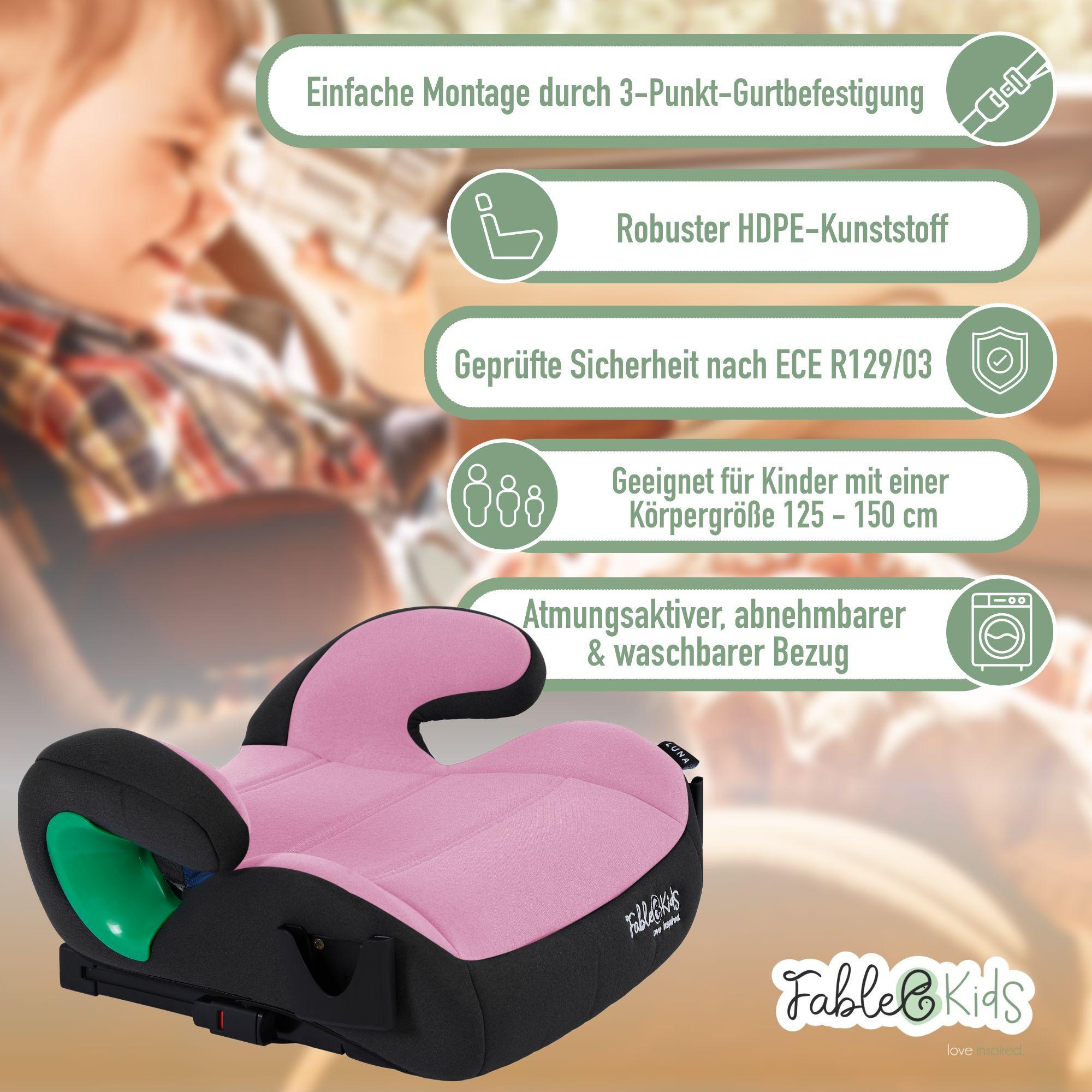 FableKids  Siège auto pour enfants Siège auto pour enfants Rehausseur 