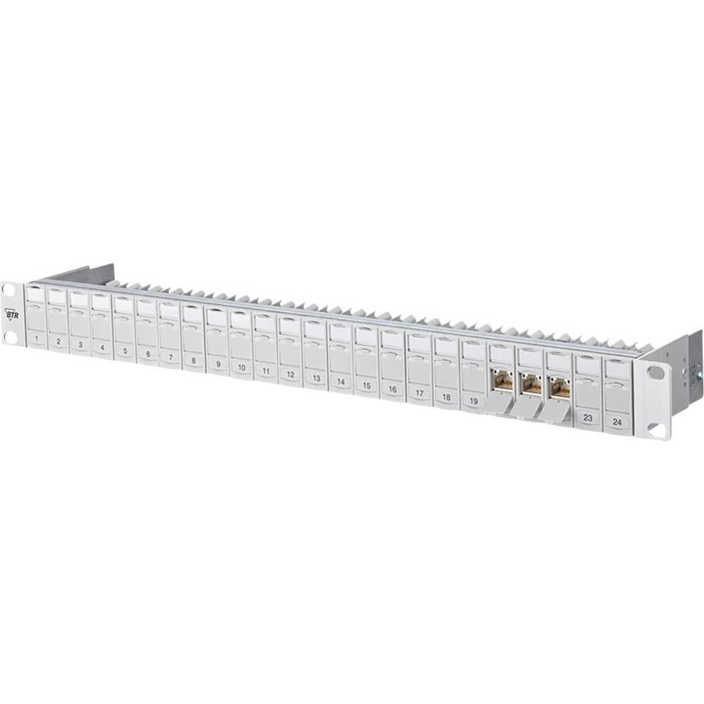 METZ CONNECT  24 Port Netzwerk-Patchpanel 483 mm (19) CAT 6a 1 HE 