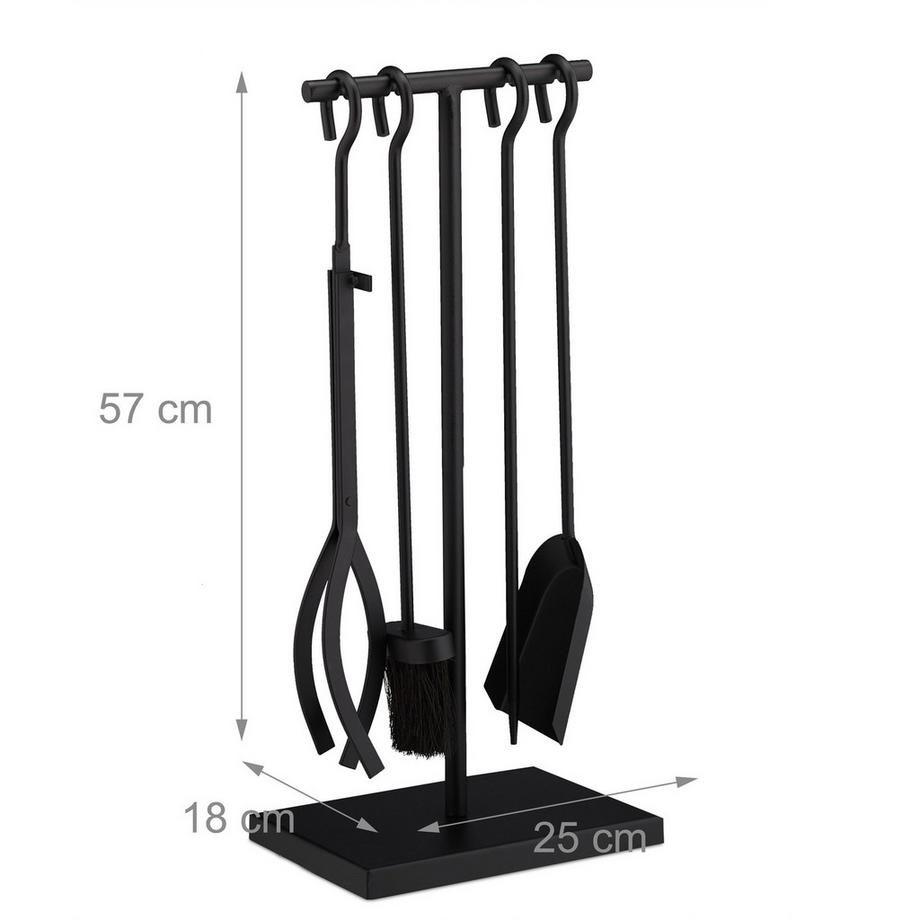 B2X Support à feu noir 5 pièces  