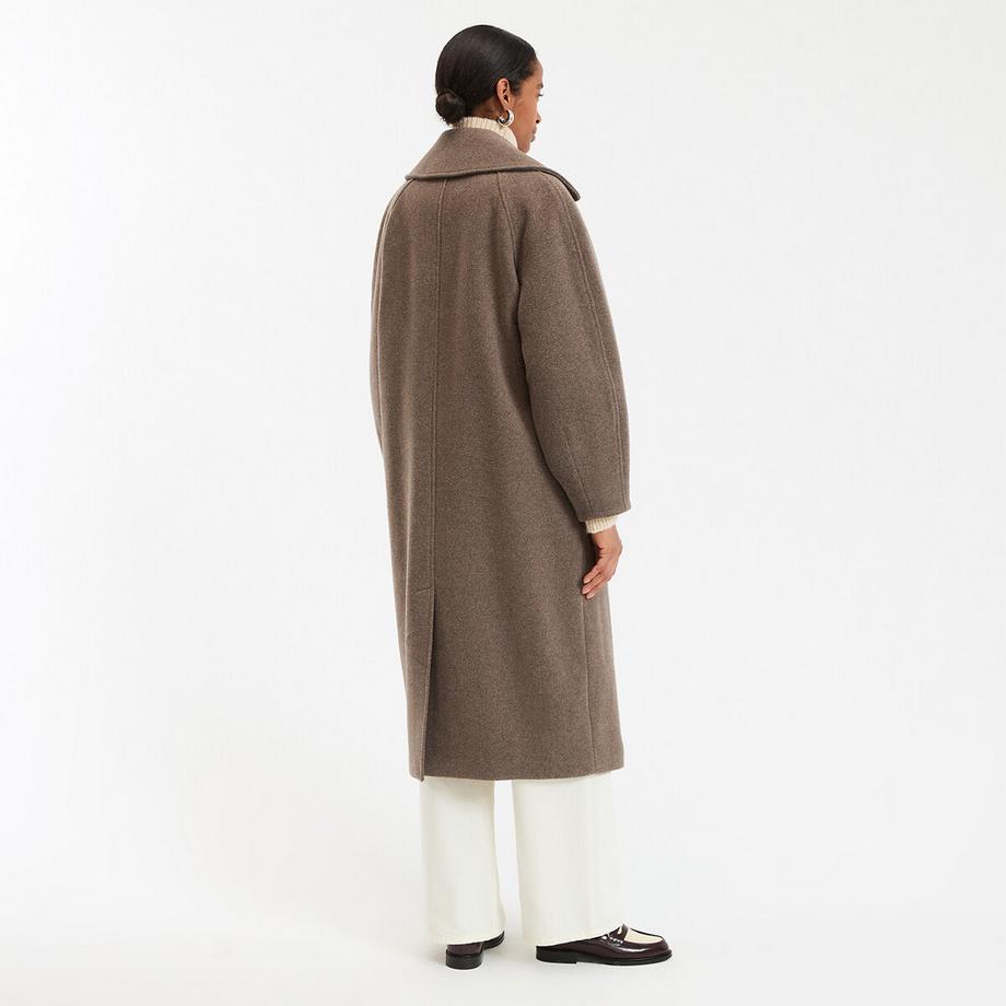 La Redoute Collections Cappotto lungo Chiusura asimmetrica  