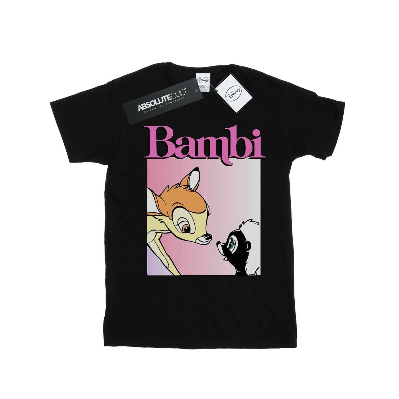 Image of Bambi Nice To Meet You Tshirt Damen Schwarz 3XL