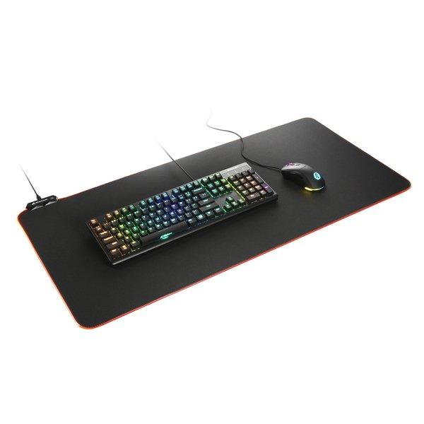 Sharkoon  Sharkoon 1337 RGB V2 Tapis de souris de jeu Noir 