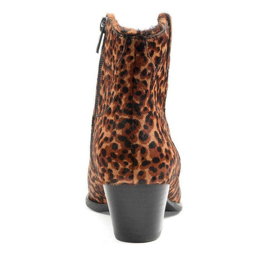 Ash FAME Stivaletti Stampa Leopardata  