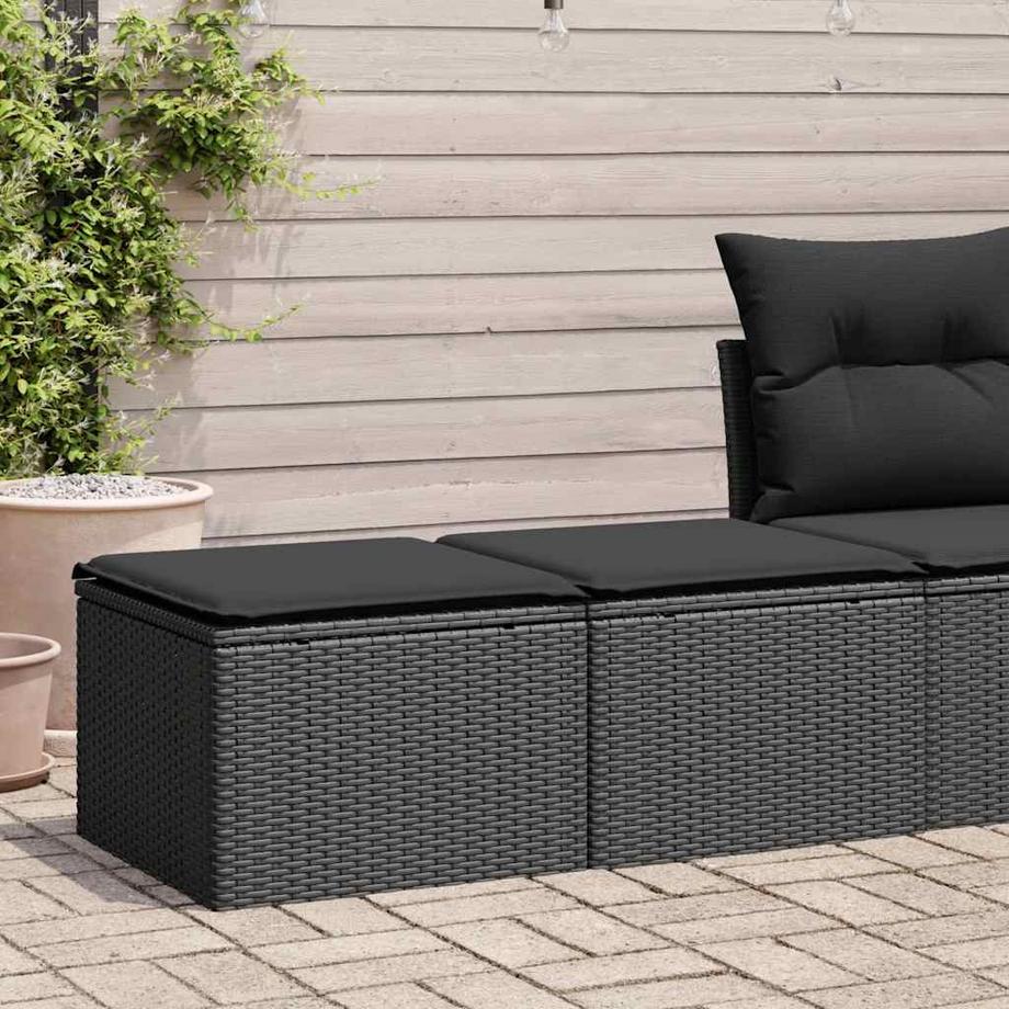 VidaXL set divano da giardino Polirattan  