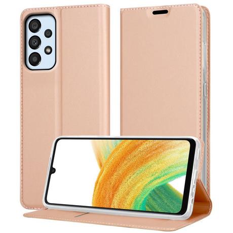 Cadorabo  Housse compatible avec Samsung Galaxy A33 5G - Coque de protection avec fermeture magnétique, fonction de support et compartiment pour carte 