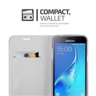 Cadorabo  Hülle für Samsung Galaxy J3 2016 Magnetverschluss, Kartenfach 