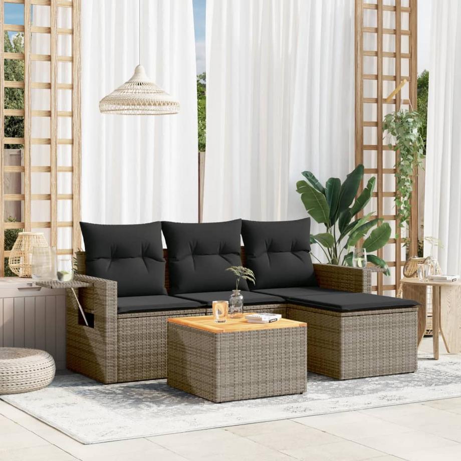 VidaXL Garten sofagarnitur poly-rattan  