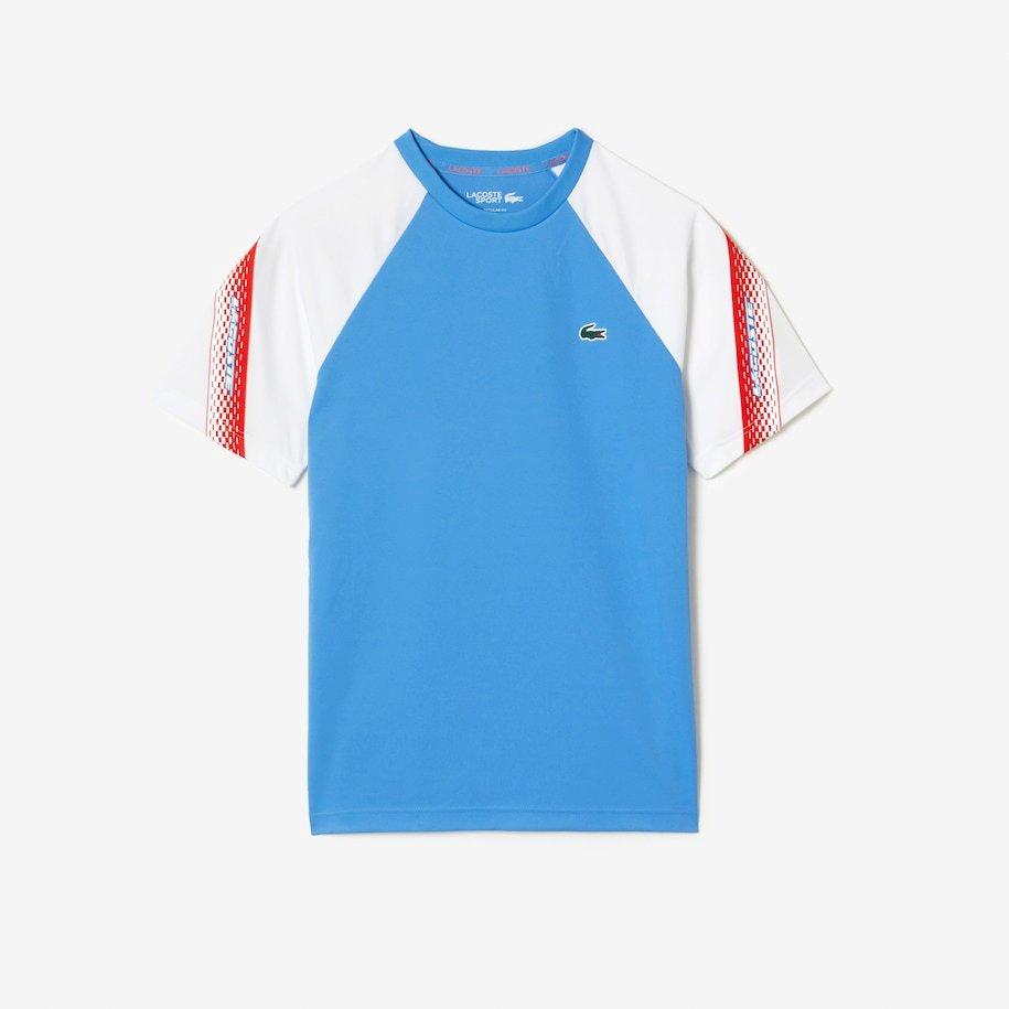 LACOSTE  SPORT T-Shirt mit Logostreifen 