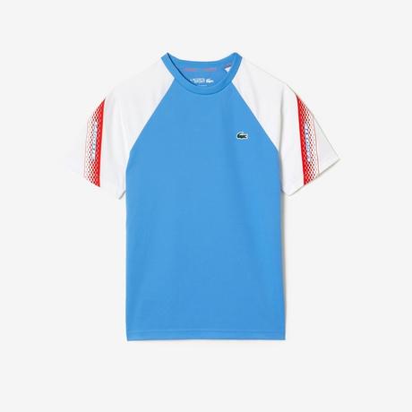 LACOSTE  SPORT T-Shirt mit Logostreifen 