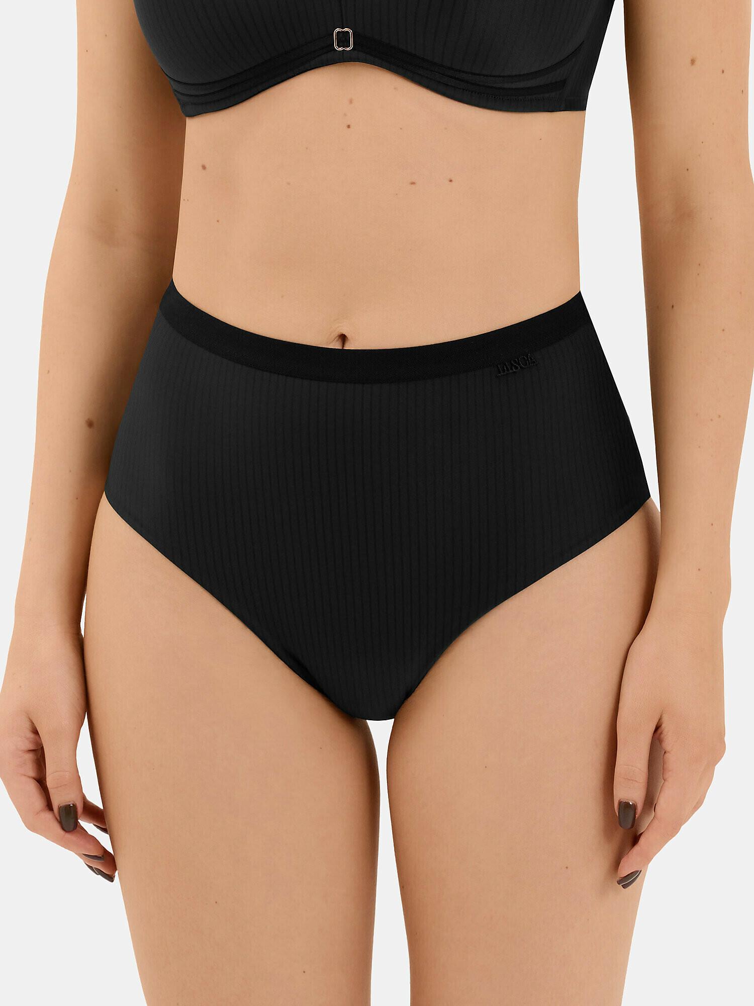 Image of Slip Mit Hoher Taille Laura Damen Schwarz 44