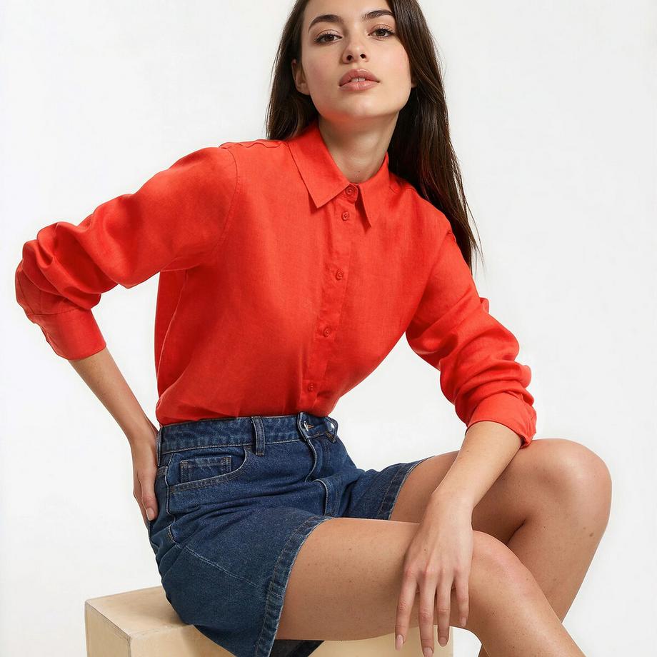 Langärmelige bluse