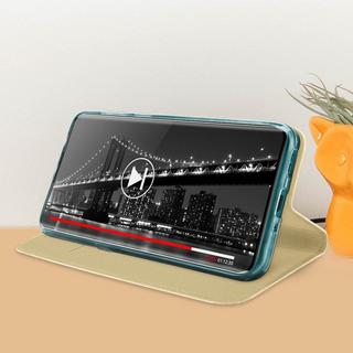 Avizar  Étui Oneplus 8 support effet Satiné Or 