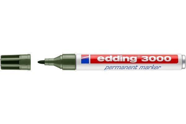 Edding EDDING Permanent Marker 3000 1,5-3mm 3000-15 olivgrün  