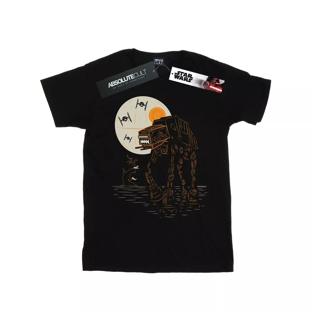 STAR WARS - ATAT TShirt, für Damen, Schwarz, Größe S