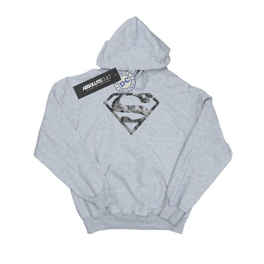 DC COMICS Superman Camo Shield Logo Kapuzenpullover  