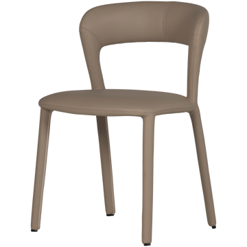 Chaise de salle à manger Noble look cuir sable