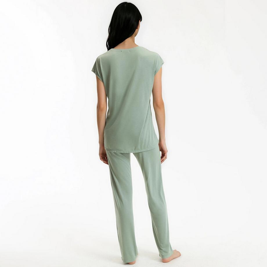 La Redoute Collections Pigiama Scollo a V Dettaglio Pizzo  