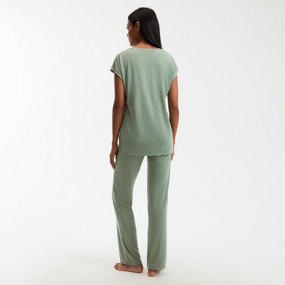 La Redoute Collections Pigiama Scollo a V Dettaglio Pizzo  