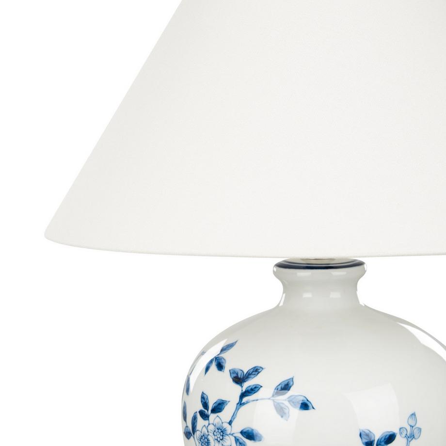 Beliani Lampe à poser en Porcelaine  MAGROS  
