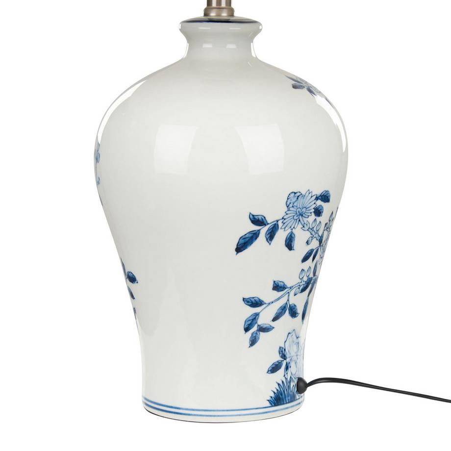 Beliani Lampe à poser en Porcelaine  MAGROS  