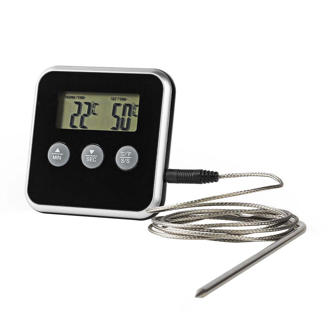 Digitales Bratthermometer Mit Timer Unisex  8cm