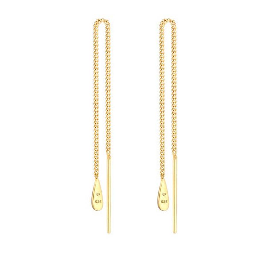 Elli  Boucles d'Oreilles Pendantes Gouttes 