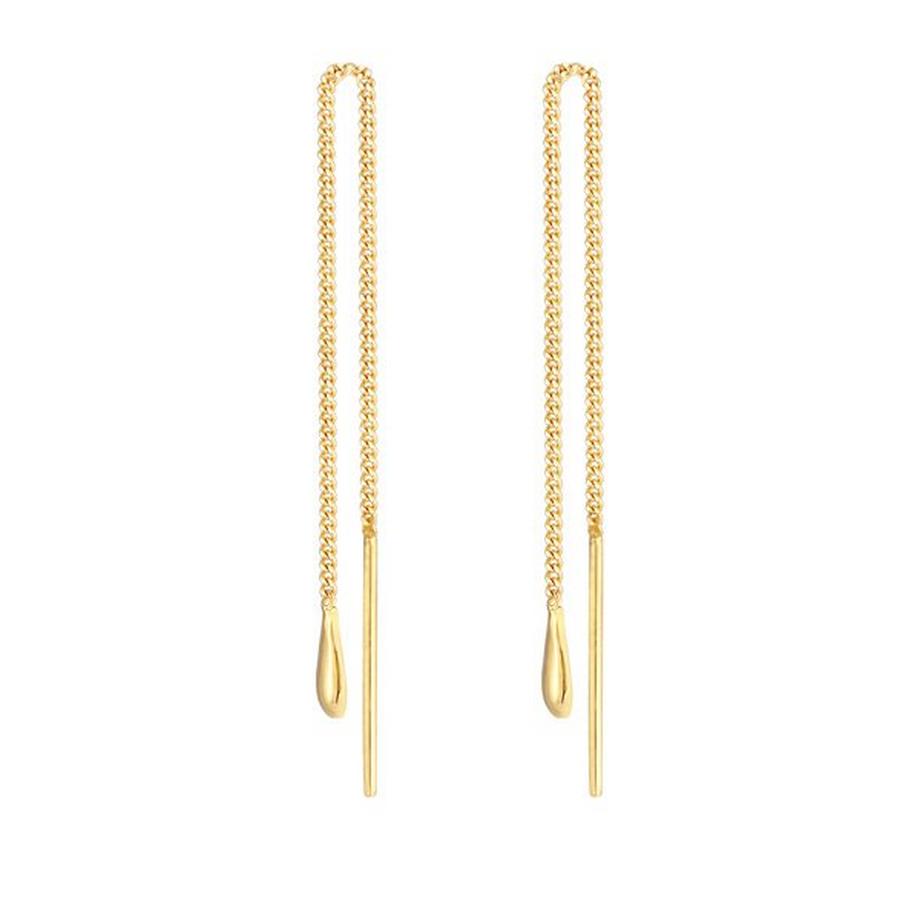 Elli  Boucles d'Oreilles Pendantes Gouttes 