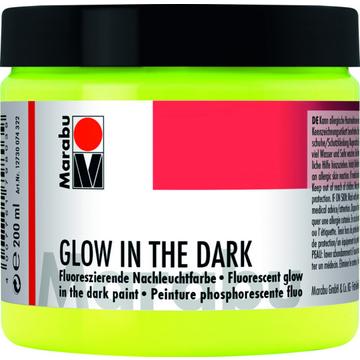 Marabu Glow in the dark Farbe auf Wasserbasis 200 ml