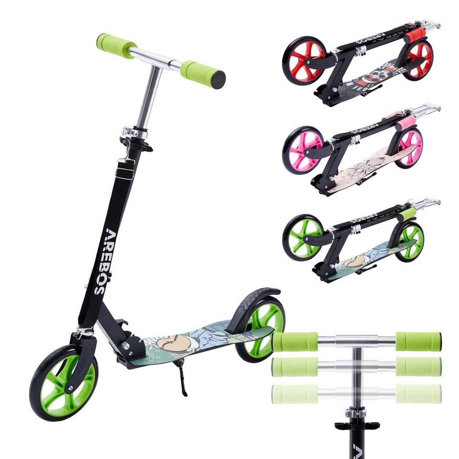 Arebos  Tretroller Kickroller Cityroller Kinderroller Erwachsene Scooter 