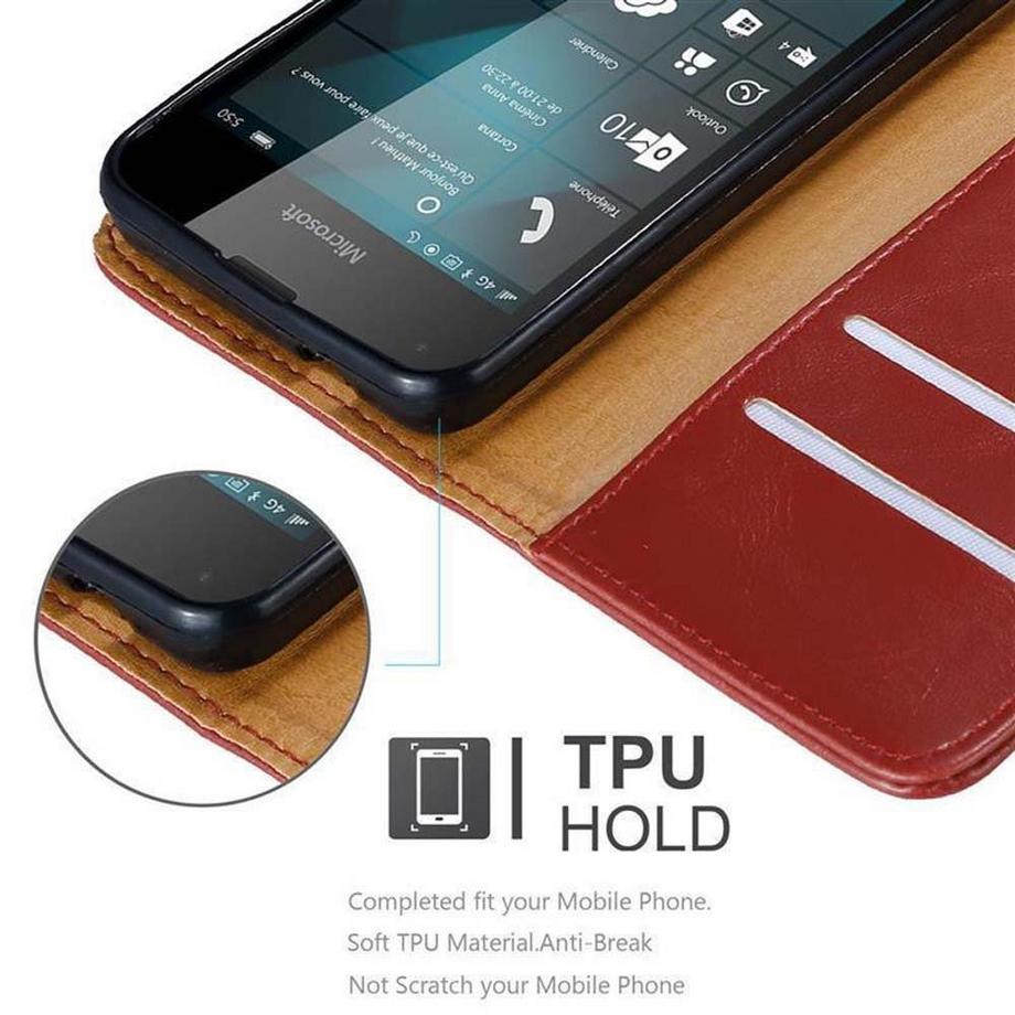 Cadorabo  Hülle für Nokia Lumia 550 Magnetverschluss, Kartenfach 