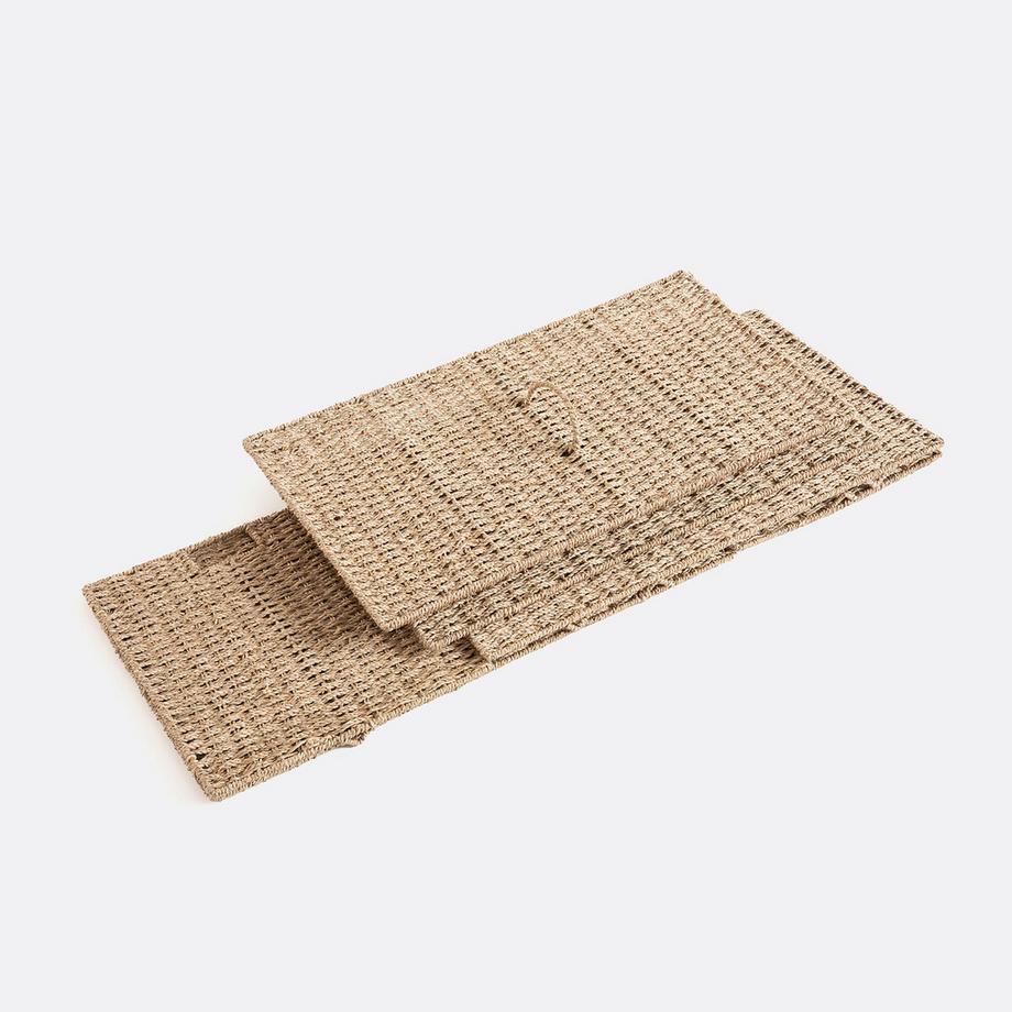 La Redoute Intérieurs Malle pliable en jonc de mer L75 cm  