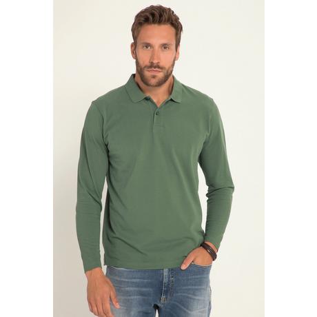 JP1880  Polo Jp 1880 Basic à manches longues, en maille piquée – jusqu'au 8 XL 