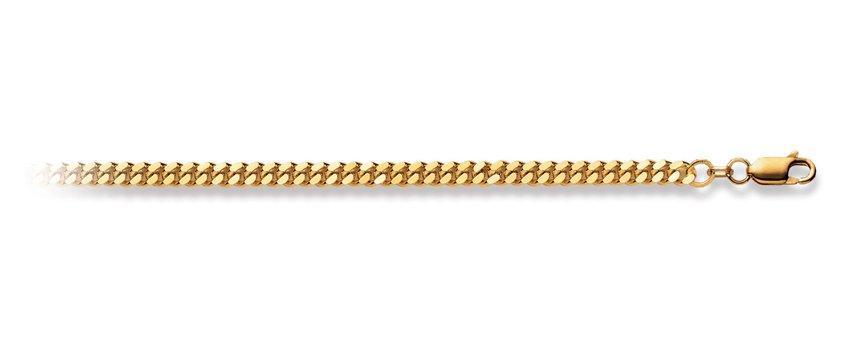 Image of Armband Panzer Gelbgold 750, 4.2mm, 19cm Damen Gelbgold 19cm