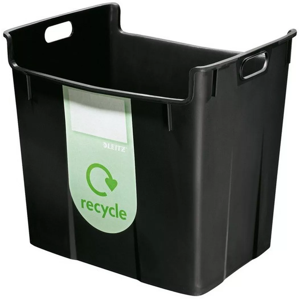 Leitz – Papierkorb Re:Cycle 52090095 schwarz 40lt, 40 L