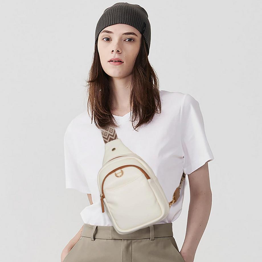 Only-bags.store Petit Sac de Poitrine Anti-Vol à Bandoulière  