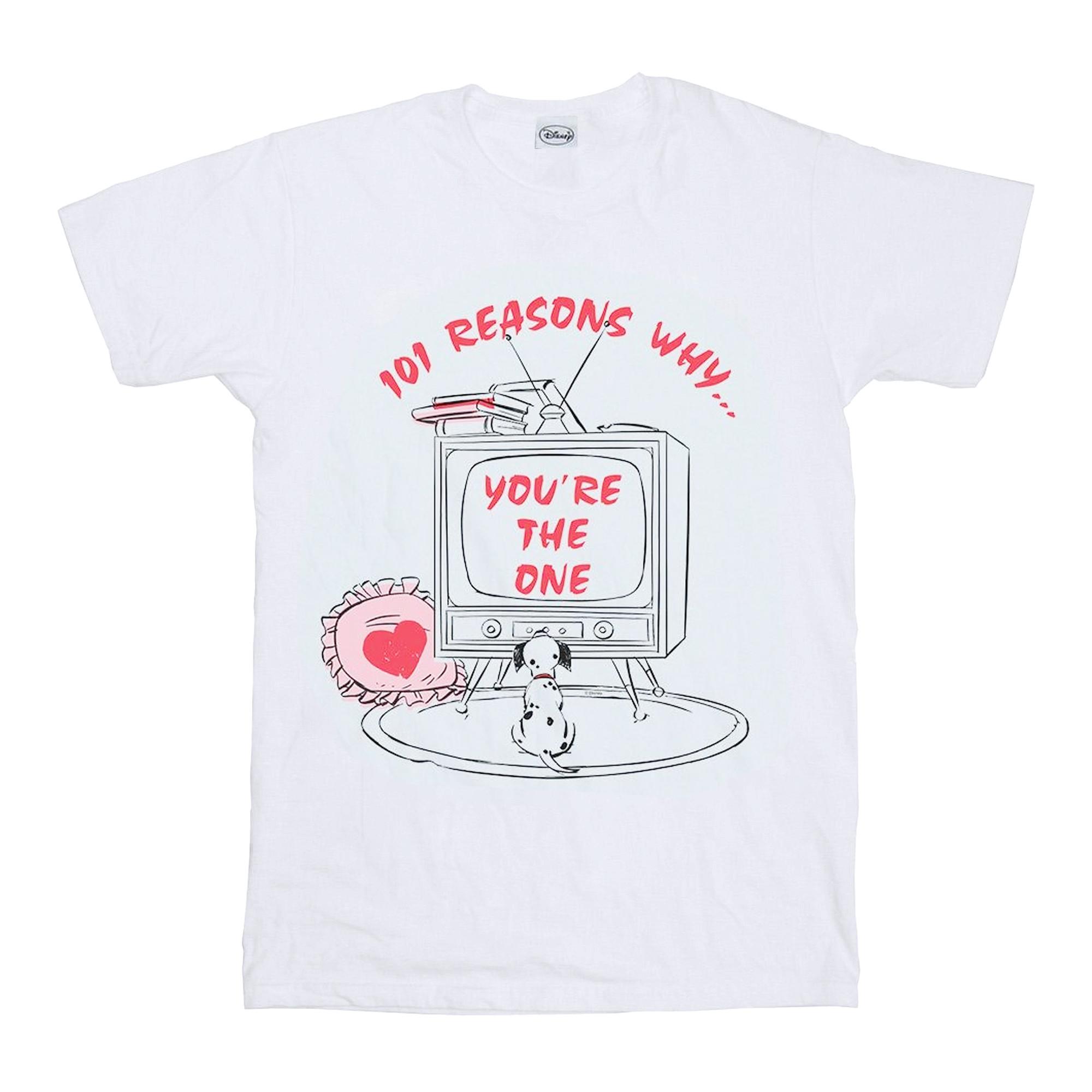 Image of 101 Dalmatians Tv Tshirt Unisex Weiss 140/146