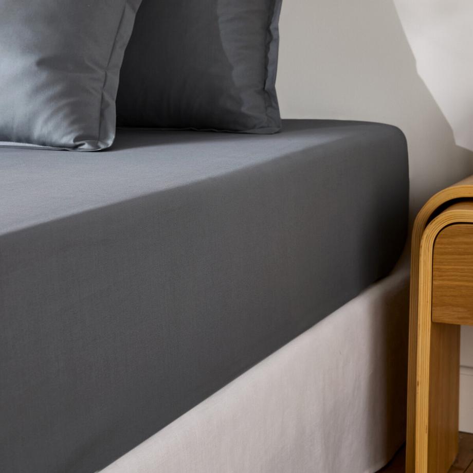 Drap housse en percale coton