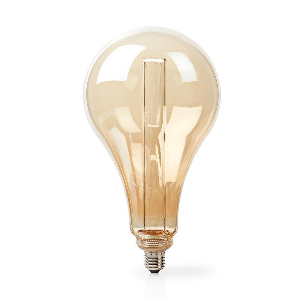 Image of Led-kugellampe E27 | Ps165 | 3,5 W | 120 Lm | 1800 K | Dimbar | Med Guld Finish | Retrostil | 1 St. Unisex ONE SIZE
