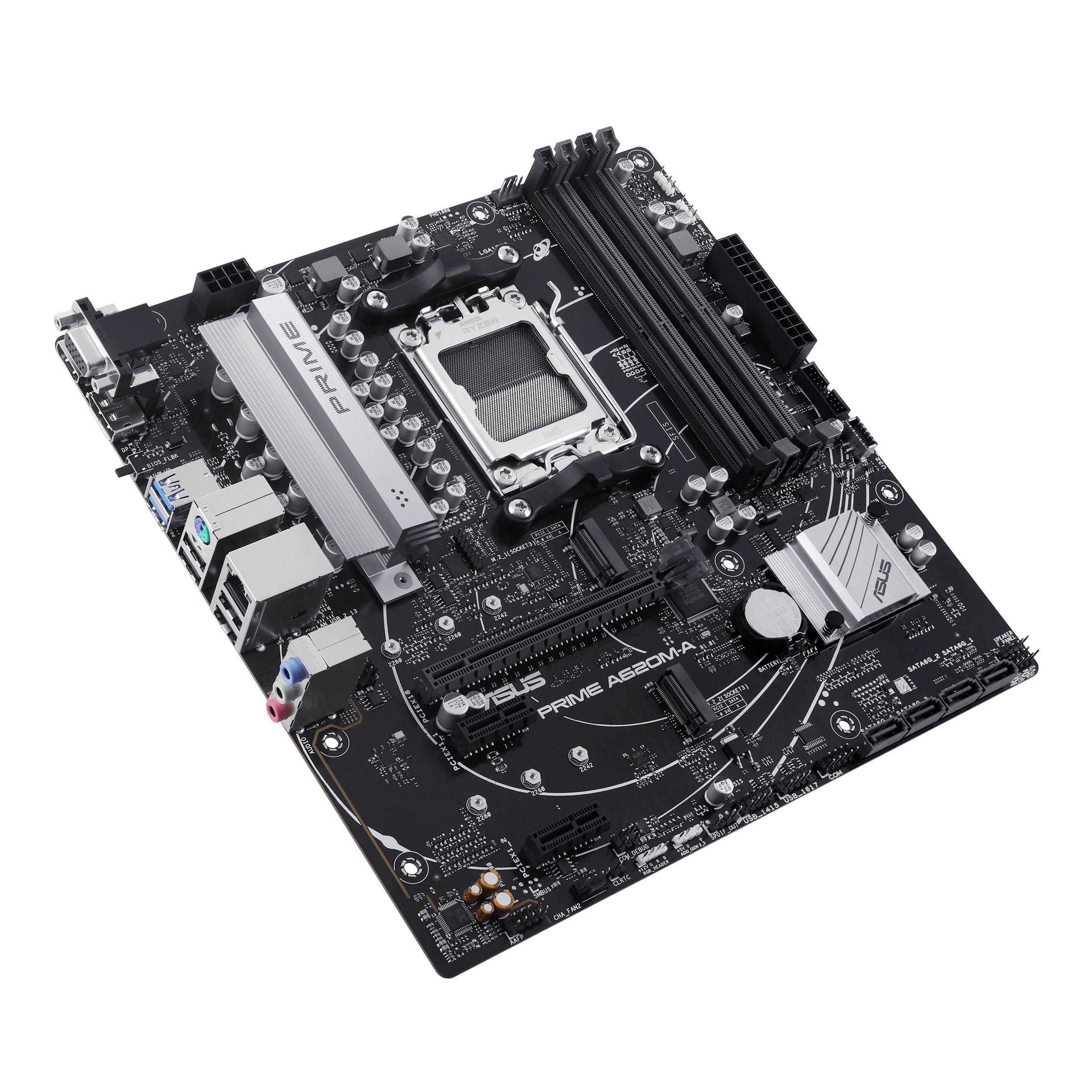 ASUS  PRIME A620M-A-CSM AMD A620 Presa di corrente AM5 micro ATX 