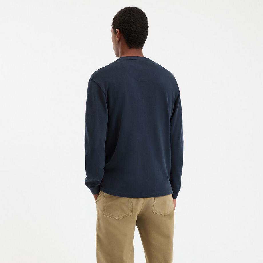 La Redoute Collections T-shirt Manches Longues Coton Épais Toucher Doux  