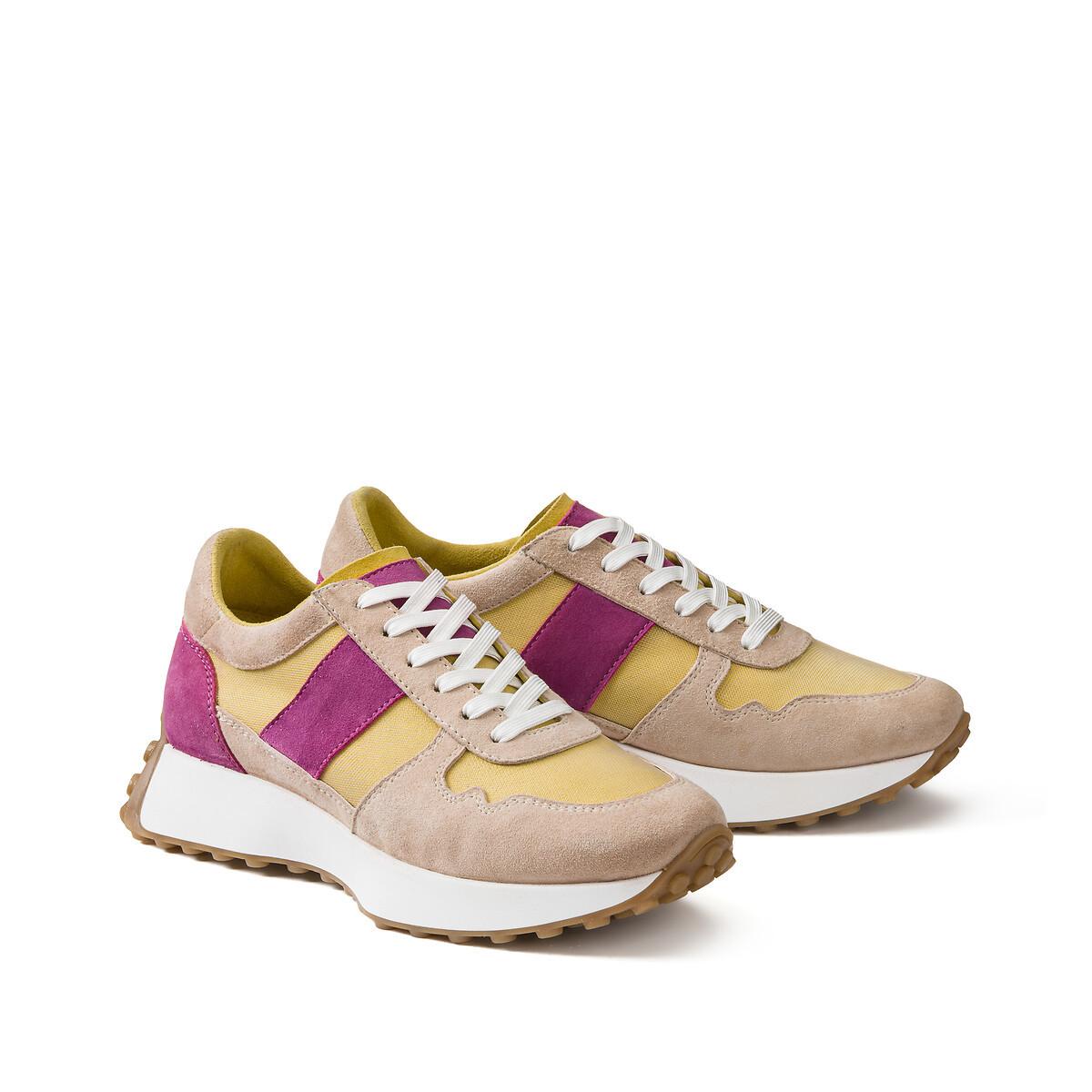 Image of Sneakers Im Running-style Damen Beige 38