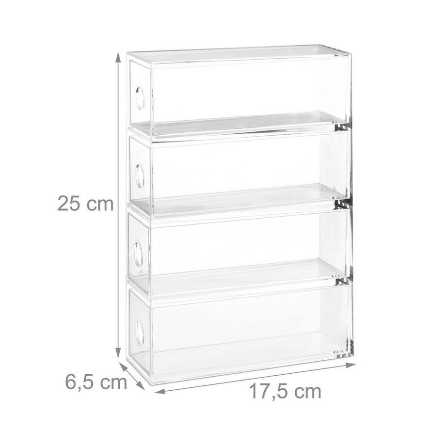 B2X  Rangement de maquillage en acrylique 