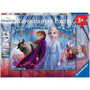 Ravensburger puzzel Disney Frozen 2 - 2x 12 stukjes