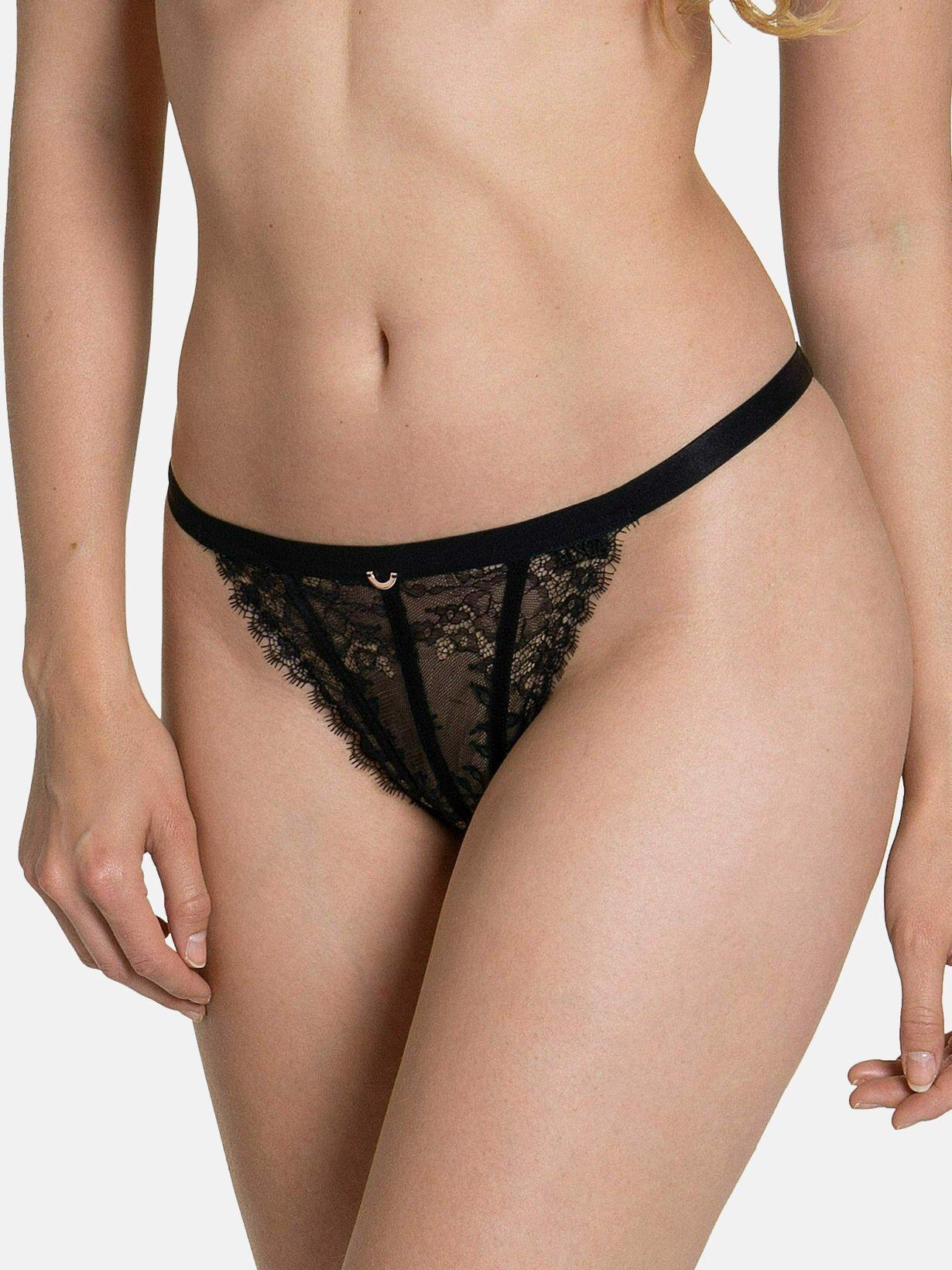 Image of Tanga Rose Damen Schwarz 38