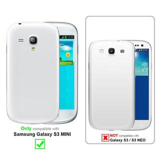 Cadorabo  Housse compatible avec Samsung Galaxy S3 MINI - Coque de protection au design flip en similicuir lisse 