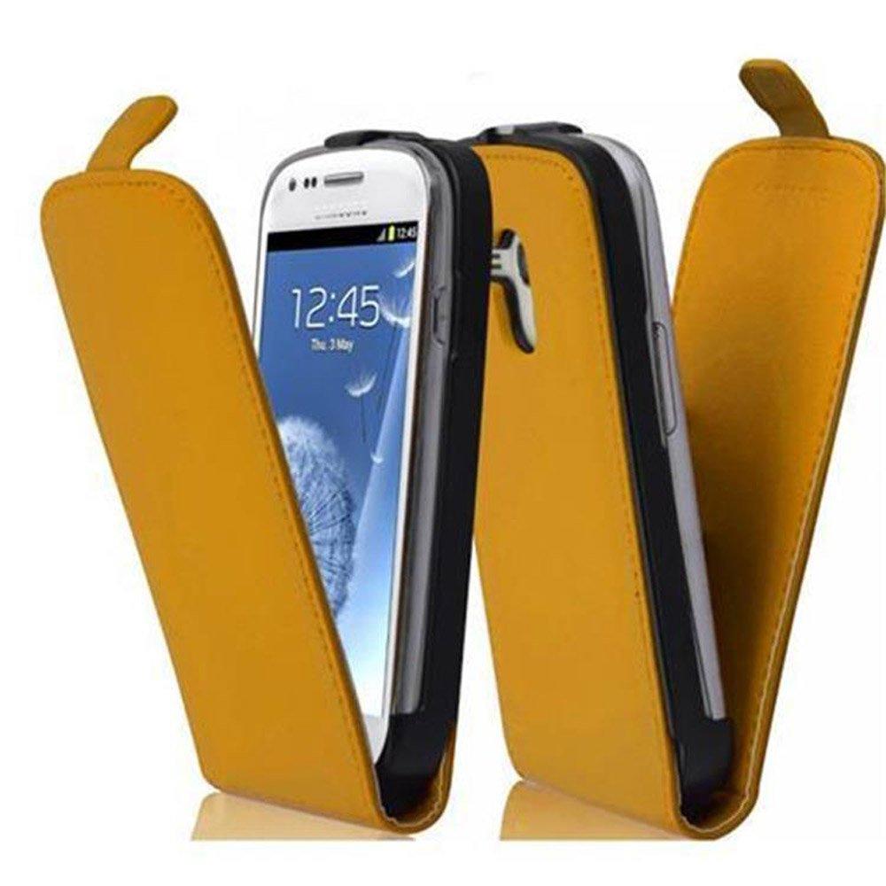 Cadorabo  Housse compatible avec Samsung Galaxy S3 MINI - Coque de protection au design flip en similicuir lisse 