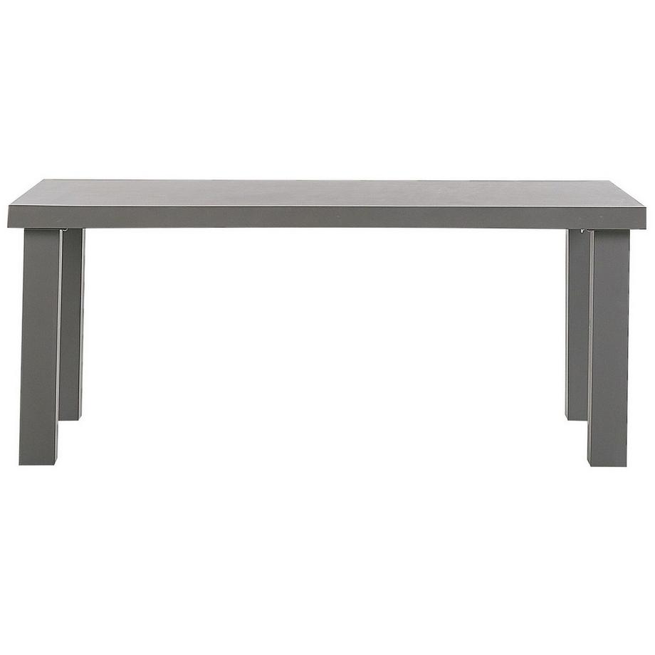 Beliani Tisch mit Bank aus Faserzement  TARANTO  