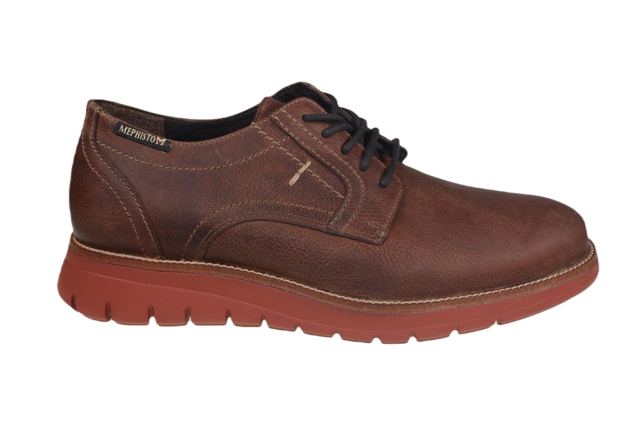 Image of Brett - Leder Schnürschuh Unisex Braun 40