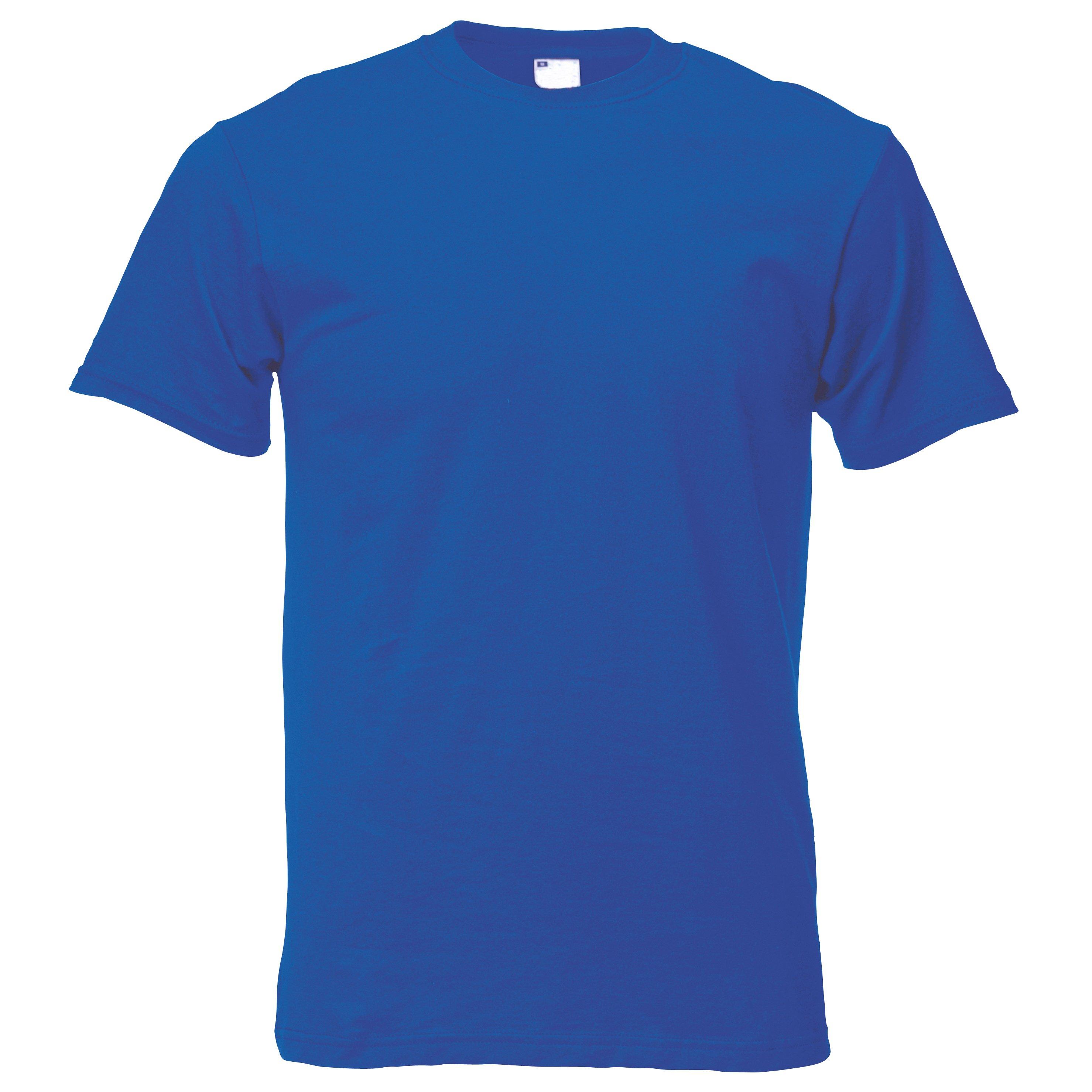 Image of Kurzarm Freizeit Tshirt Herren Blau M